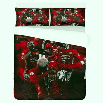 3D Manchester United Soccer Players Soccer Club Bedding Sets - Duvet Cover, Flatsheet, Pillowcases For Every Bedroom