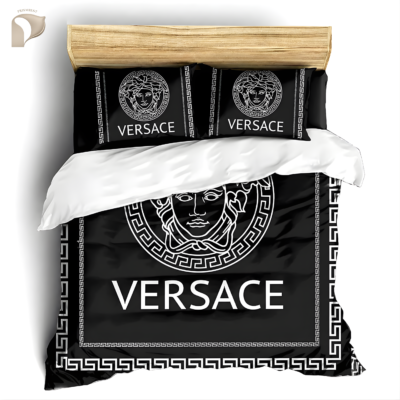 Gianni Versace Black Luxury Brand High-End Bedding Set Bedding Sets