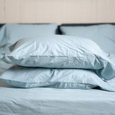 Crinkle Percale Organic Cotton Pillowcase Set