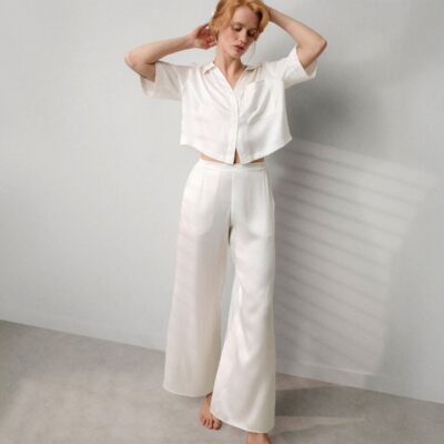 Alternative view of Washable Silk High Rise Pant Set