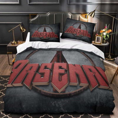 Arsenal Football Club Bedding Sets Gift For Birthday, Halloween, Christmas, Father's Day