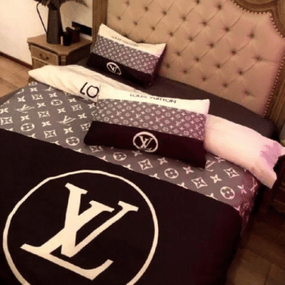 Best Louis Vuitton 3 Color Bedding Set