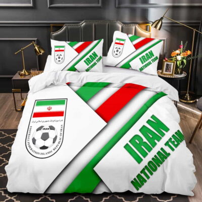 CBF Brazil France Football Team Bedding Sets Duvet Cover, Flatsheet, Pillowcase For Dad, Mom