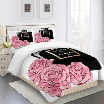 Chanel Comforter Designe Vandy And Black Bedding Sets Sheets Blankets Covers Bedroom Idea Bed  Duvet