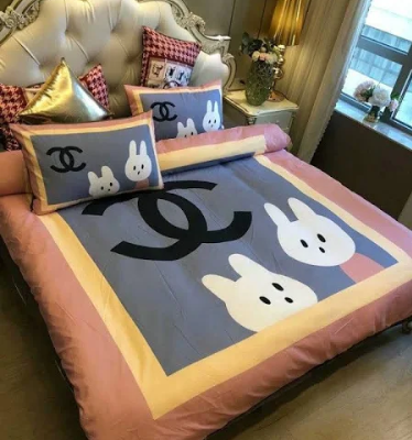 Chanel Cute Bunny Bedding Set
