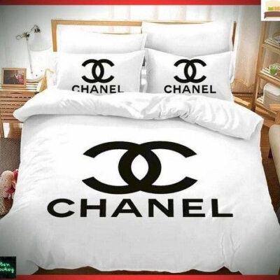 Chanel Luxury Bedding Sets Duvet Cover Bedroom Luxury Brand Bedding Bedroom 86