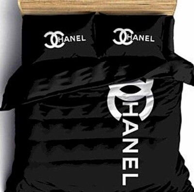 Chanel Luxury Bedding Sets Duvet Cover Bedroom Luxury Brand Bedding Bedroom 99