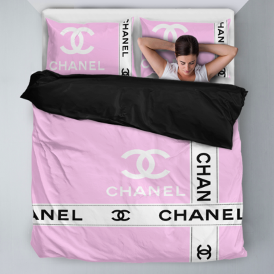Chanel Pink Luxury Brand High-End Ations Bedding Sets Blankets Bed  Sheets Covers Bedroom Idea Duvet