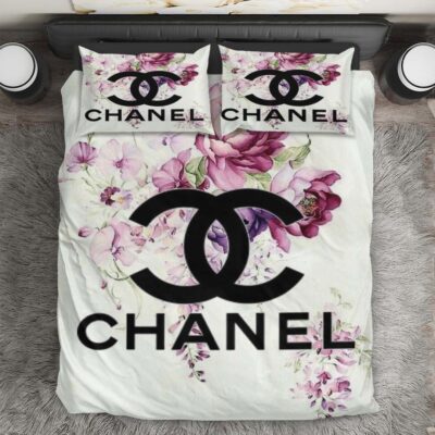 Chanel Premium Logo Luxury Brand Bedding Sets Sheets Blankets Covers Bedroom Idea Duvet Bed  Bedclothes