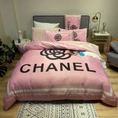 Cn Chanel Logo Type 3024 Bedding Sets Blankets Premium Fashion Brand Covers Luxury Ideas Sheets Bed  Duvet Hyperbeast Bedroom