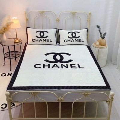 Cn Chanel Logo Type 3067 Bedding Sets Bed  Hyperbeast Bedroom Duvet Luxury Ideas Sheets Covers Premium Fashion Brand Blankets