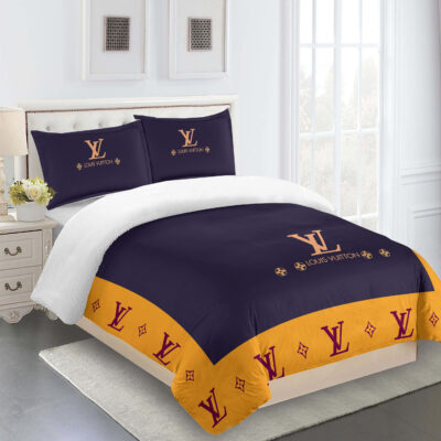 Comforter Sets Blue And Yellow Louis Vuitton Bedding Set Home Decoration Bedding Sets