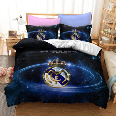 Football Team Logo Bedding Sets Duvet Cover, Flatsheet, Pillowcase For Your Lover