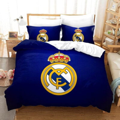 Football Team Logo Decorative Bedding Sets For Fan