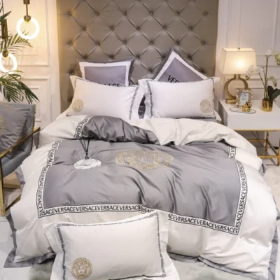 Gianni Versace White Luxury Brand High-End Bedding Set Home Decorations Bedding Sets