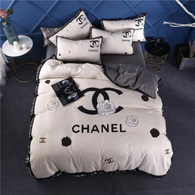 Luxury Cn Chanel Bedding Sets Duvet Cover Bedroom Luxury Brand Bedding Bedroom 79