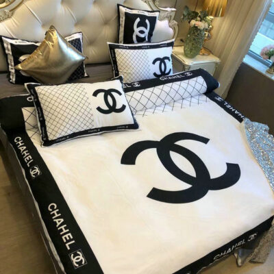 Luxury Cn Chanel Type 91 Bedding Sets Duvet Cover Luxury Brand Bedroom Sets Bedding Sets
