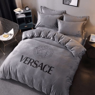 Versace Basic Gray Most Comfortable Bedding Set