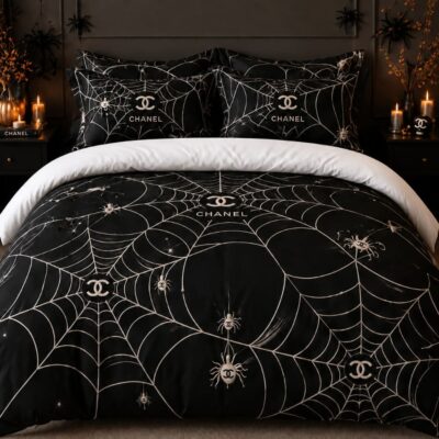 Chanel Halloween Luxury Bedding Set V21