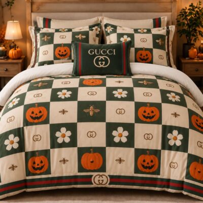 Gucci Halloween Luxury Bedding Set V10