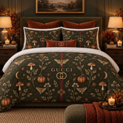 Gucci Halloween Luxury Bedding Set V11
