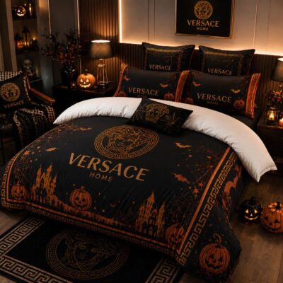 Versace Halloween Luxury Bedding Set V10
