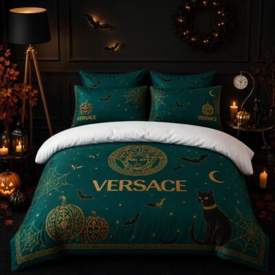 Versace Halloween Luxury Bedding Set V11