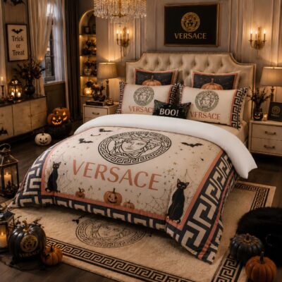 Versace Halloween Luxury Bedding Set V12